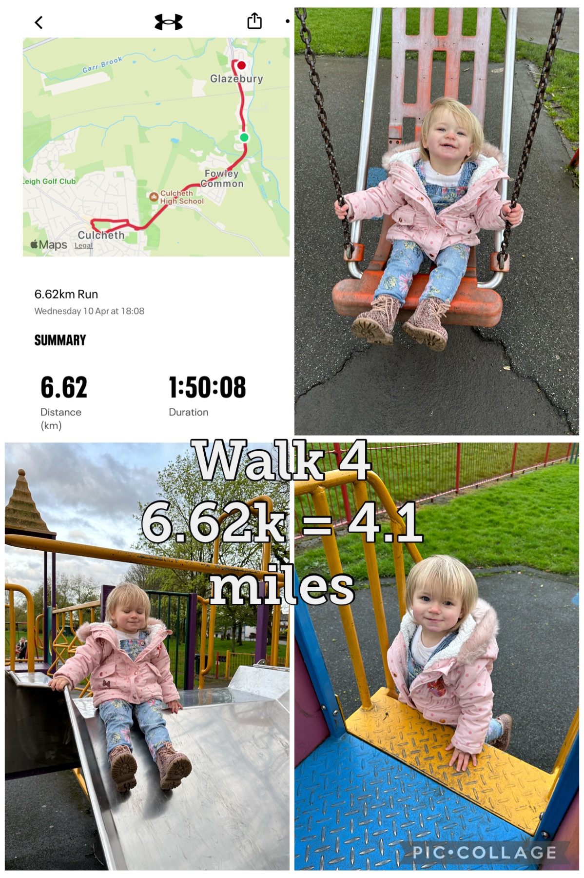 4th walk completed
